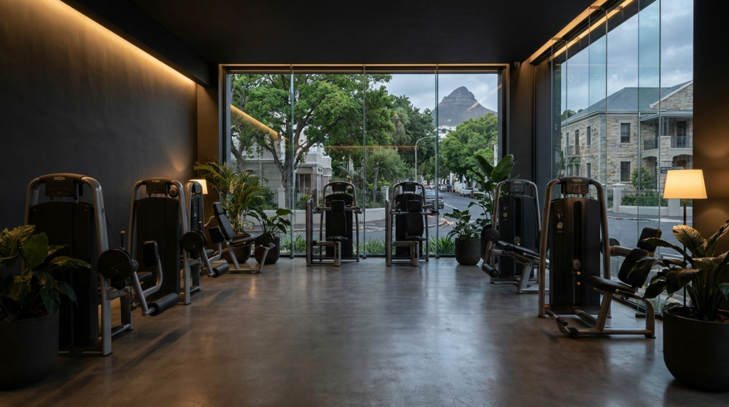 Inside Threezero, a boutique longevity gym at Cape Quarter in Green Point, Cape Town