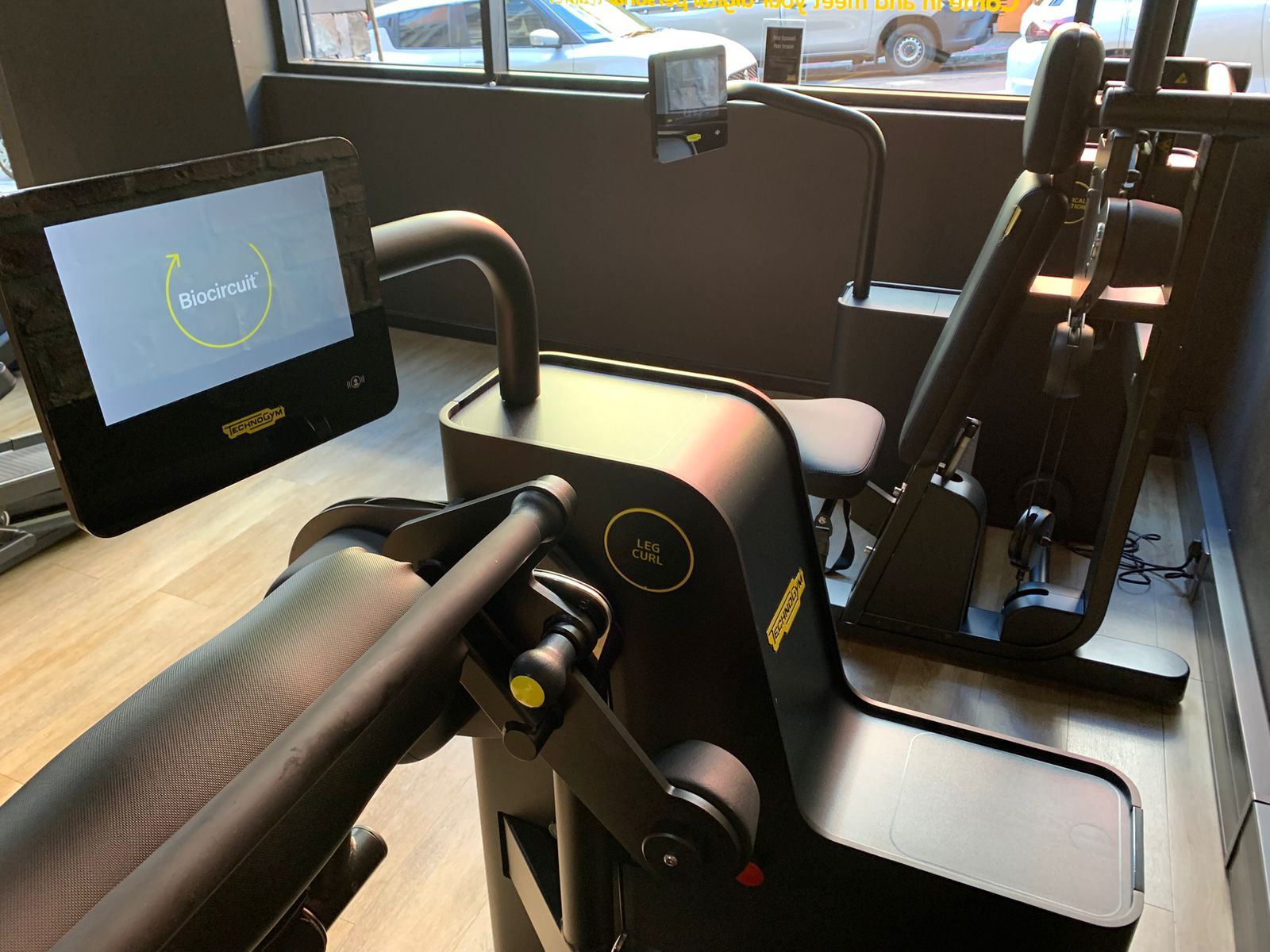 Biocircuit strength station at threezero tracking the muscle work that supports longevity